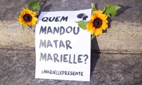 Pedido de justicia por el asesinato de Marielle Franco